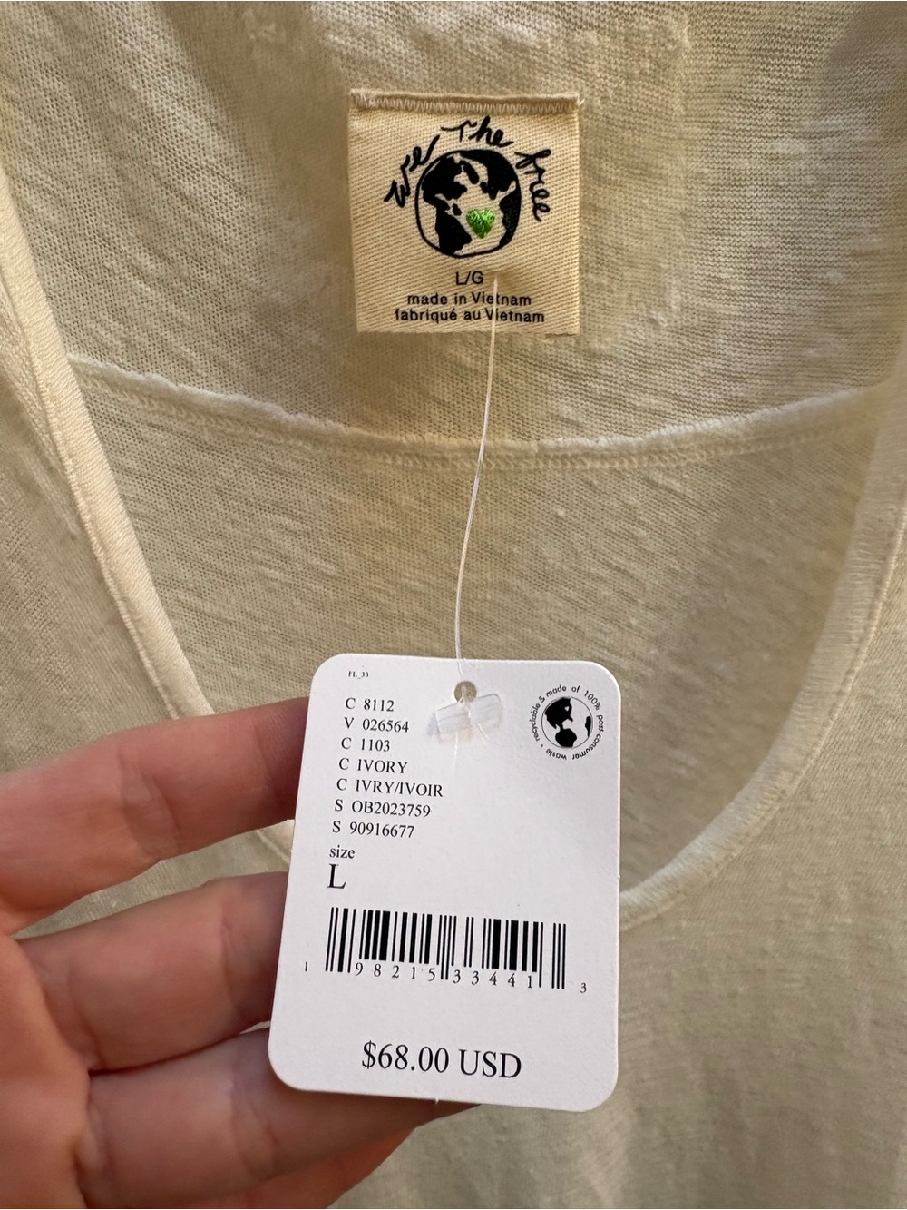 We The Free White layered boho top - Picture 2 of 5